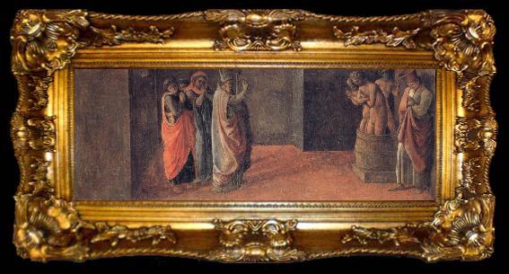 framed  Fra Filippo Lippi St Nicholas Resurrects Three Murdered Youths, ta009-2